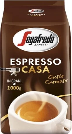 Segafredo Espresso Casa Koffiebonen - 1 Kg -Koffie Benodigdheden Korting 647x1200 1