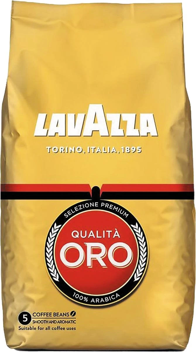 Lavazza Qualita Oro Koffiebonen -1 X 1 Kg 6 Lavazza Qualita Oro Koffiebonen -1 X 1 Kg - Afbeelding 6