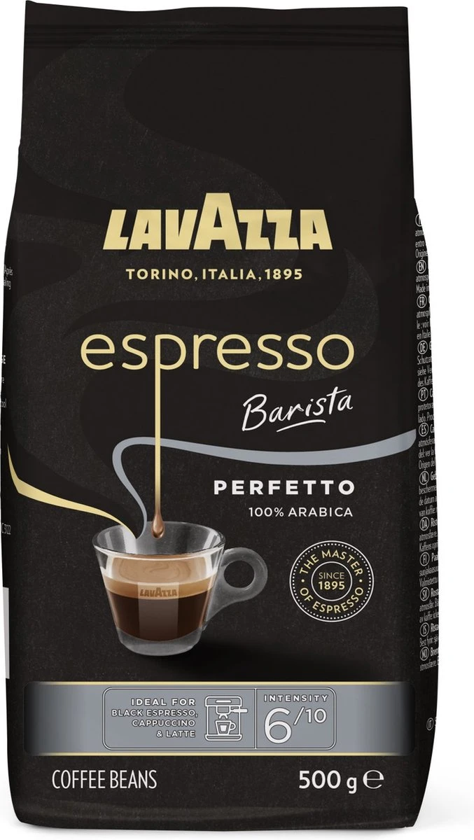 Lavazza Espresso Barista Perfetto Koffiebonen - 500 Gram X4 5 Lavazza Espresso Barista Perfetto Koffiebonen - 500 Gram X4 - Afbeelding 5
