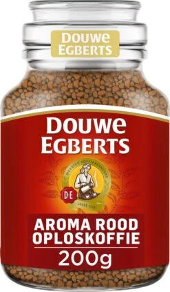 Douwe Egberts Aroma Rood Oploskoffie - 6 X Pot Van 200 Gram -Koffie Benodigdheden Korting 701x1200