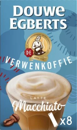 Douwe Egberts Verwenkoffie Latte Macchiato Oploskoffie - 5 X 8 Zakjes 17 Douwe Egberts Verwenkoffie Latte Macchiato Oploskoffie - 5 X 8 Zakjes -Koffie Benodigdheden Korting 713x1200 3
