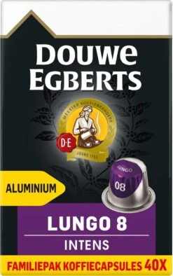 Douwe Egberts Lungo Intens (8) - 5 X 40 Koffiecups -Koffie Benodigdheden Korting 753x1200