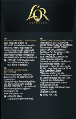 L'OR Espresso Forza Koffiecups - Intensiteit 9/12 - 4 X 40 Capsules 11 L'OR Espresso Forza Koffiecups - Intensiteit 9/12 - 4 X 40 Capsules -Koffie Benodigdheden Korting 770x1200