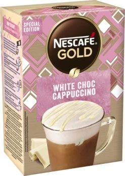 NESCAFE GOLD White Choc Cappuccino 6 Doosjes à 8 Zakjes -Koffie Benodigdheden Korting 857x1200