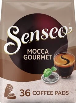 Senseo Mocca Gourmet Koffiepads - 4/9 Intensiteit - 10 X 36 Pads -Koffie Benodigdheden Korting 887x1200