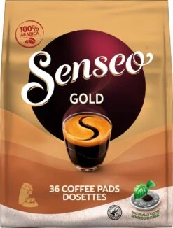 Senseo Gold Koffiepads - 5/9 Intensiteit - 10 X 36 Pads -Koffie Benodigdheden Korting 910x1200
