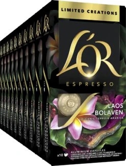 L'OR Espresso Limited Creations Laos Bolaven Koffiecups - Intensiteit 7/12 - 10 X 10 Capsules