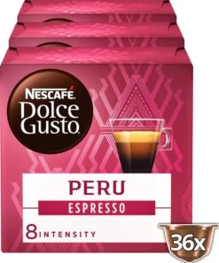Nescafé Dolce Gusto Espresso Peru Capsules - 36 Koffiecups - GB-ORG-05